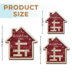 Personalized Christmas Birthday Gifts For Mom, Dad, Brother, Sister, Kids - Our Home, One Letter At A Time - 图片 4