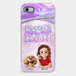 Dog Mom Mode, Always On - Dog Personalized Custom Clear Phone Case - Mother's Day, Gift For Pet Owners, Pet Lovers - 图片 2