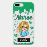 Nurse Personalized Custom Clear Phone Case - Appreciation, Thank You Gift, Nurse Life, Doctor Life - 图片 5
