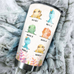 Mother is Walking (Dinosaur) - Personalized Tumbler - 图片 2
