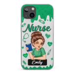 Nurse Personalized Custom Clear Phone Case - Appreciation, Thank You Gift, Nurse Life, Doctor Life - 图片 2