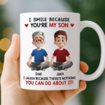 Custom Mug - Personalized Birthday Gifts For Mom, Dad, Son - Home Brewed With Love - 图片 2