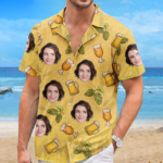 Family Personalized Custom Unisex Tropical Hawaiian Aloha Shirt - Summer Vacation Gift, Gift For Family Members - 图片 4