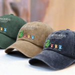 Custom Vintage Washed Denim Baseball Cap - Personalized Birthday Gifts For Dad, Grandpa - Grandpasaurus Rules The Roost - 图片 2
