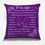 Better Together Now And Forever - Couple Personalized Custom Pillow - Gift For Husband Wife, Anniversary