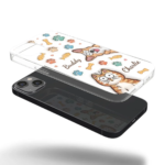 Dog & Cat Personalized Custom 3D Inflated Effect Printed Clear Phone Case - Gift For Pet Owners, Pet Lovers - 图片 2