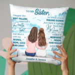 I Fill It With My Hope, Love & Light - Bestie Personalized Custom Pillow - Gift For Best Friends, BFF, Sisters - 图片 2