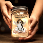 Memorial Personalized Custom Mason Jar Light - Sympathy Gift For Pet Owners, Pet Lovers - 图片 2