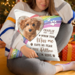 Custom Photo When You Miss Me Hug This Pillow - Memorial Personalized Custom Pillow - Sympathy Gift, Gift For Pet Owners, Pet Lovers - 图片 5