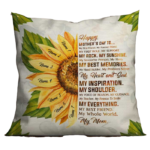 Happy Mother's Day To My Whole World - Gift For Mother's Day, Personalized Pillow (Insert Included)