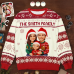 The Most Purrfect Cat Mom Ever - Personalized Custom Unisex Ugly Christmas Sweatshirt, Wool Sweatshirt, All-Over-Print Sweatshirt - Gift For Cat Lovers, Pet Lovers, Christmas Gift