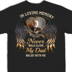 Memorial Personalized Custom Back Printed Unisex T-shirt, Hoodie, Sweatshirt - Sympathy Gift For Family Members - 图片 4