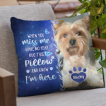 Custom Photo My Love For You Is Always Here - Memorial Personalized Custom Pillow - Sympathy Gift, Gift For Pet Owners, Pet Lovers - 图片 2