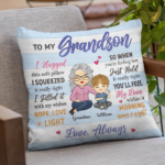 I Filled This Pillow With My Wishes - Family Personalized Custom Pillow - Gift For Grandchildren - 图片 4