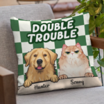 Trouble Maker - Dog & Cat Personalized Custom Pillow - Gift For Pet Owners, Pet Lovers - 图片 2