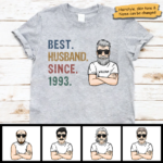 Best Husband Since - Personalized Unisex T-Shirt - 图片 2