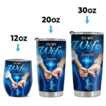 Custom Tumbler - Personalized Anniversary Wedding Gifts For Husband And Wife, Him And Her - Infinite Love, Infinite Us - 图片 3