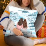 I Fill It With My Hope, Love & Light - Bestie Personalized Custom Pillow - Gift For Best Friends, BFF, Sisters - 图片 4