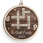 Personalized Christmas Birthday Gifts For Mom, Dad, Brother, Sister, Kids - Joy Gathers Around Our Tree - 图片 3