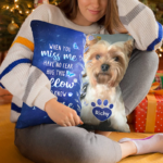 Custom Photo My Love For You Is Always Here - Memorial Personalized Custom Pillow - Sympathy Gift, Gift For Pet Owners, Pet Lovers - 图片 3