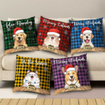 Meowy Catmas - Merry Woofmas - Personalized Pillow - 图片 5