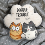 We Rule The House - Cat Personalized Custom Shaped Pillow - Gift For Pet Owners, Pet Lovers - 图片 3