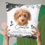 Custom Photo My Love For You Is Always Near - Memorial Personalized Custom Pillow - Sympathy Gift, Gift For Pet Owners, Pet Lovers - 图片 3