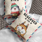 Reserved For Your Pets - Personalized Pillow Case - 图片 3