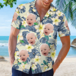 Family Personalized Custom Unisex Tropical Hawaiian Aloha Shirt - Summer Vacation Gift, Gift For Family Members - 图片 3