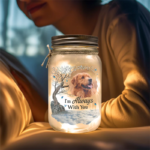 Custom Photo I Am Always With You - Memorial Personalized Custom Mason Jar Light - Sympathy Gift For Pet Owners, Pet Lovers - 图片 3