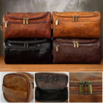 Custom Engraved Leather Toiletry Bag - Personalized Birthday Gifts For Dad, Brother, Grandpa, Husband - For The Man Who’s Always On The Move - 图片 5