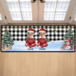 Custom Runner Rug - Personalized Christmas Birthday Gifts For Mom, Dad, Brother, Sister, Kids - Love Grows Stronger Together - 图片 2