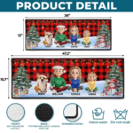 Custom Runner Rug - Personalized Christmas Birthday Gifts For Mom, Dad, Brother, Sister, Kids - Love Grows Stronger Together - 图片 3