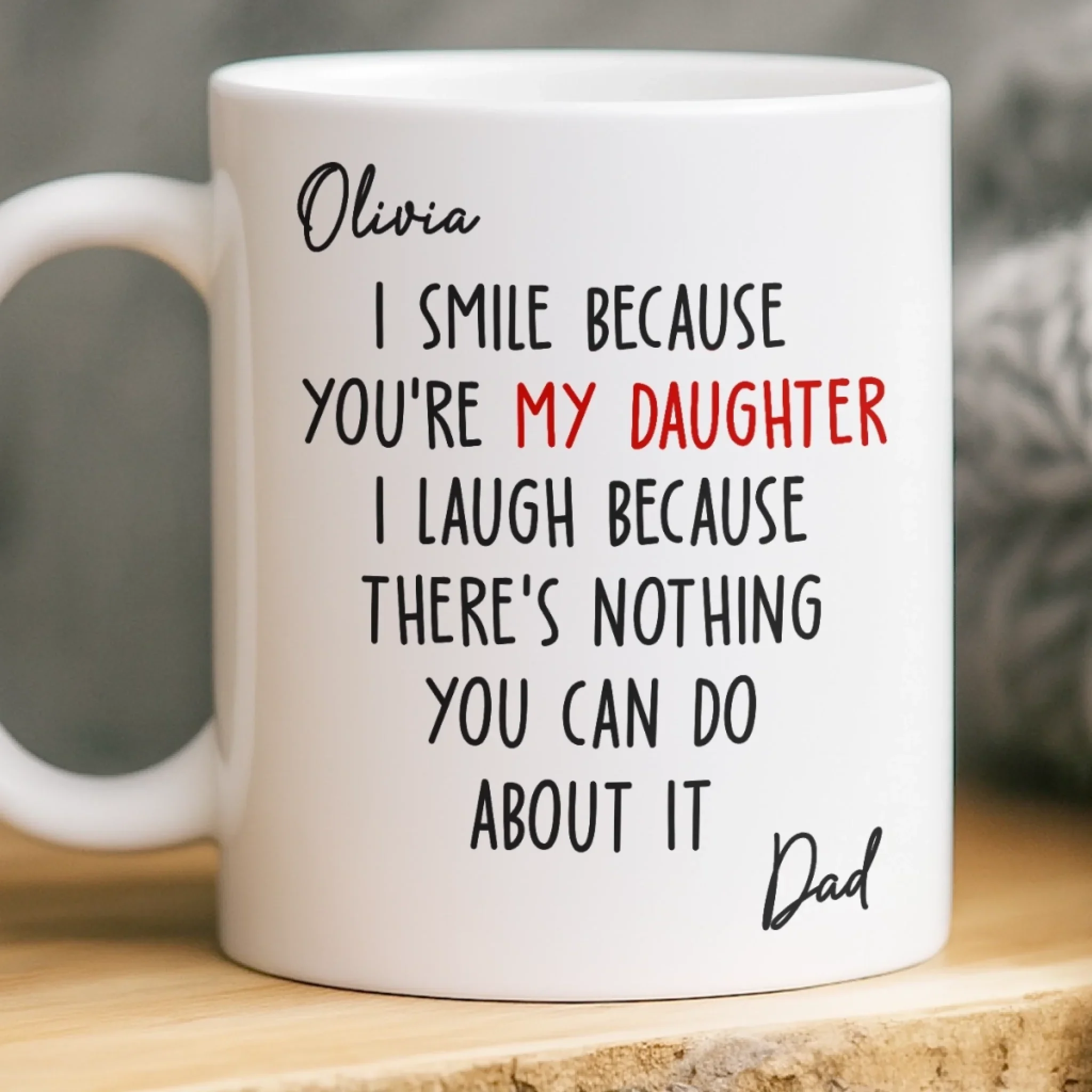微信图片_20251217171542_385_5 Custom Mug - Personalized Birthday Gifts For Mom, Dad, Daughter, Son - Home Is Where We Gather - 图片 1