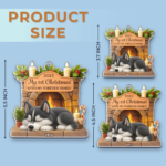 Custom First Christmas Acrylic Ornament - Personalized Christmas Birthday Gifts For Dog Lovers, Dog Dad And Mom - Pawsitively Loved This Christmas - 图片 4