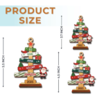 Custom Wood Ornament - Personalized Christmas Birthday Gifts For Mom, Dad, Kids - Our Family Christmas Tree - 图片 3